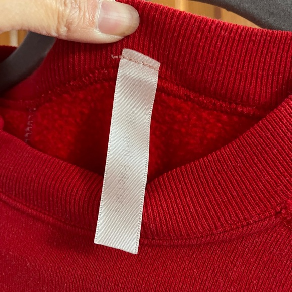 The Morgan factory Red and Multicolor Women's sweatshirt sm/med - Picture 3 of 5